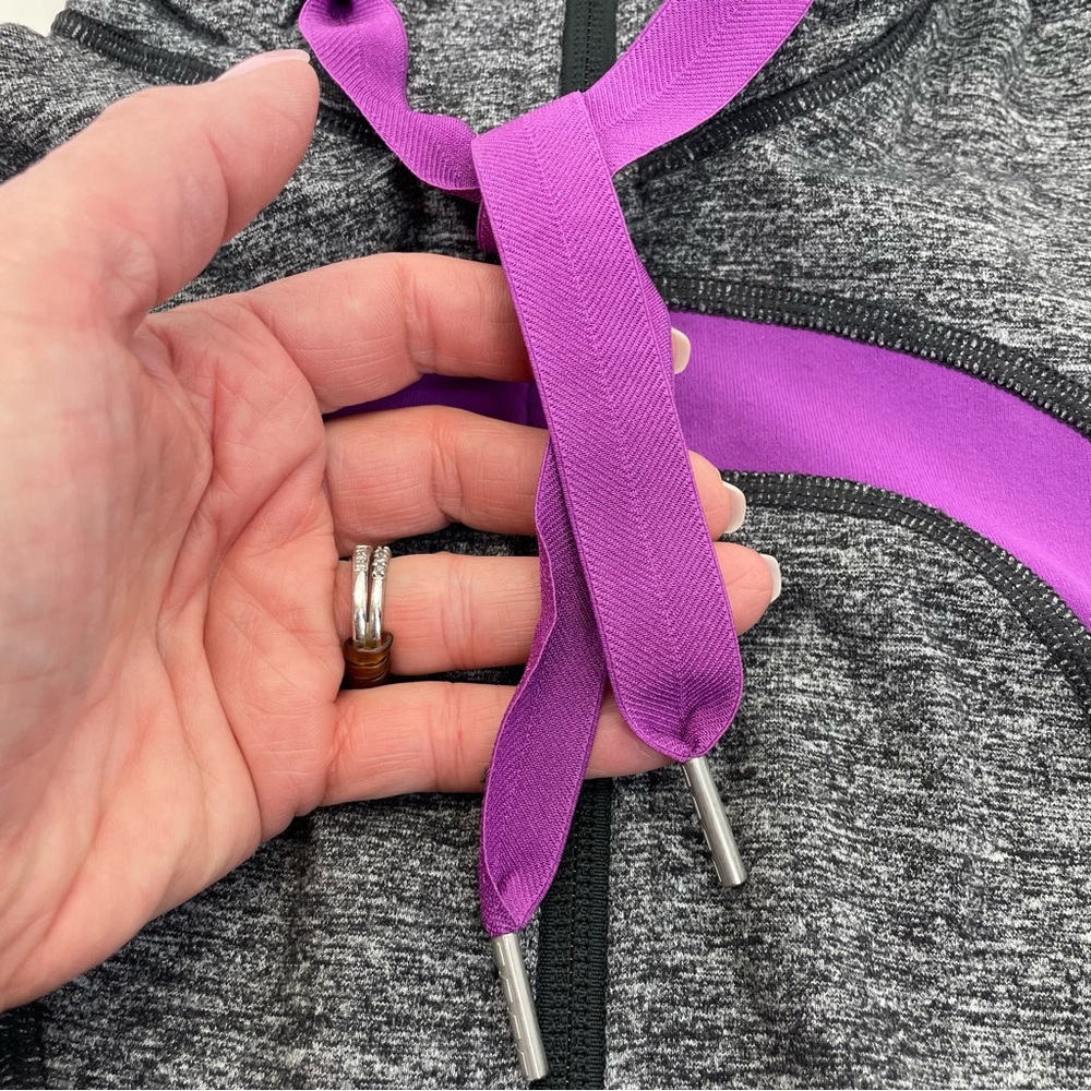 Lululemon Stride Jacket 2 Gray/Purple - Picture 14 of 16